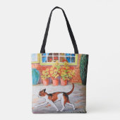 Prowling Cat, Louis Wain Tote Bag (Achterkant)