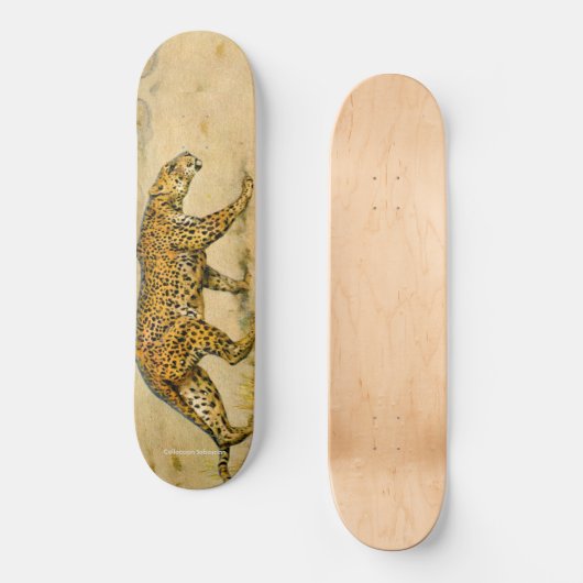Prowling Cheetah Persoonlijk Skateboard (Voorkant)