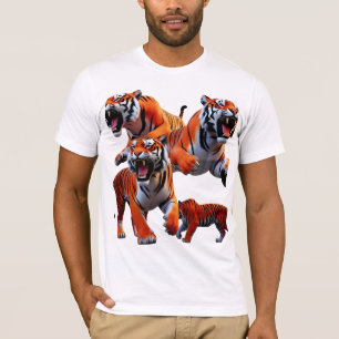 Prowling Fury: Tijgers in actie T-shirt