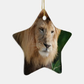 Prowling Lion Keramisch Ornament (Rechts)