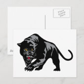 Prowling Panther Briefkaart (Voorkant / Achterkant)
