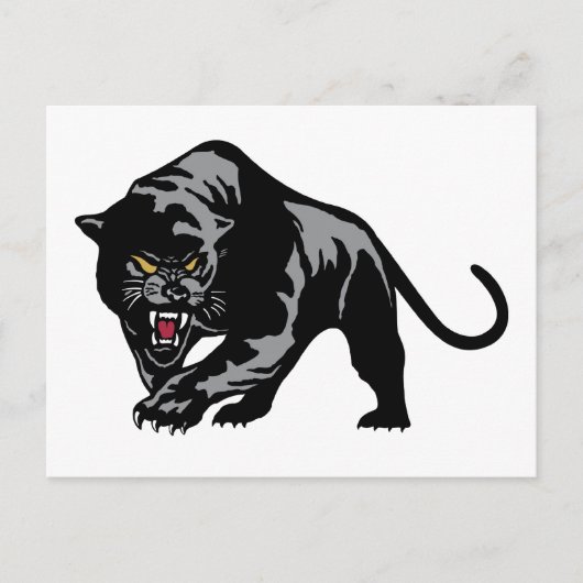 Prowling Panther Briefkaart (Voorkant)
