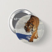 Prowling Tiger Ronde Button 5,7 Cm (Voorkant /achterkant)
