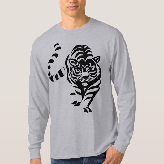Prowling Tiger T-shirt (Voorkant)