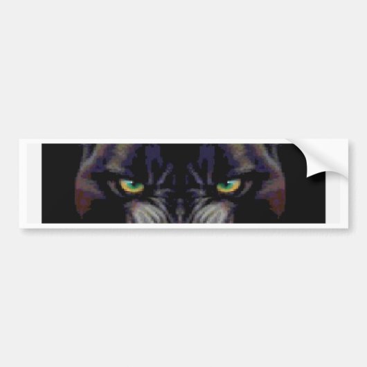 PROWLLING PANTHER BUMPERSTICKER (Voorkant)