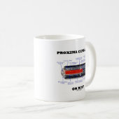 Proxima Centauri b of Bust RTG Astronomie Humor Koffiemok (Voorkant rechts)