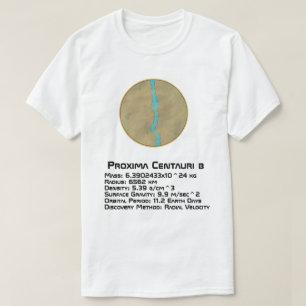 Proxima Centauri b Technische gegevens T-shirt