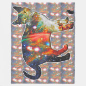Proxima ruimte in kat fleece deken (Voorkant)