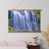 Proxy Falls in Oregons Centrale Cascadegebergte Hangend Wandkleed (Slaapkamer)