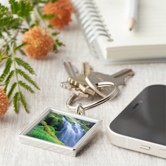 Proxy-Herfsten in de centrale oregon Cascades. Sleutelhanger (Zijkant)