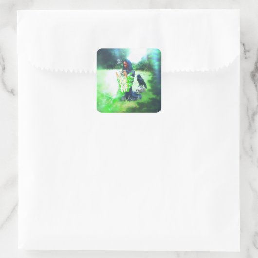 Proxy Vierkante Sticker (Tas)