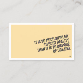 PROZA-minimalistisch Visitekaartje