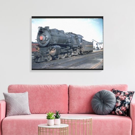 PRR 4-4-2 Atlantische klasse E6s #460_Trains Canvas Afdruk (Insitu (Woonkamer))