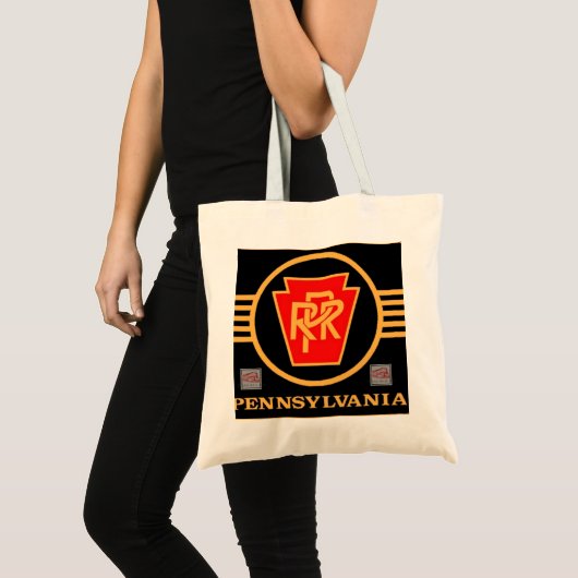 PRR Black en Gold Logo Canvas tas (Voorkant (product))