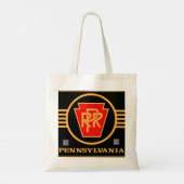 PRR Black en Gold Logo Canvas tas (Achterkant)