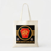 PRR Black en Gold Logo Canvas tas (Voorkant)