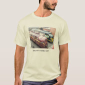 PRR E8A 5809 en ERIE E8A 833 @ Steamtown T-shirt (Voorkant)