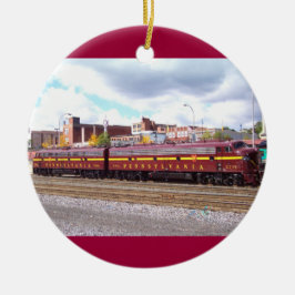 PRR E-8A (JTFS) 5809 en 5711 bij Altoonia Railfest Keramisch Ornament