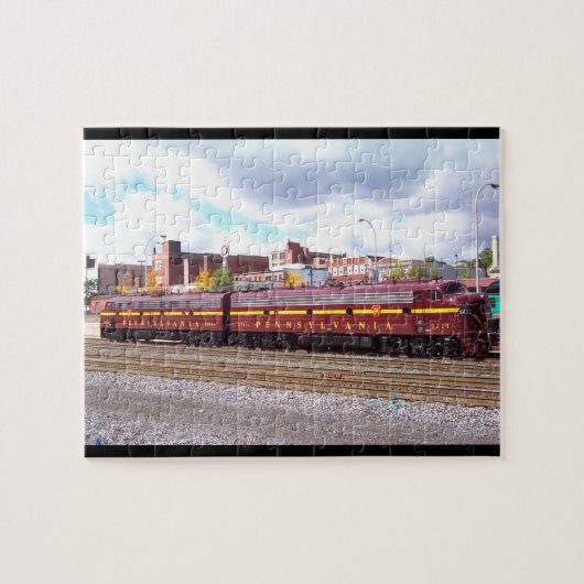 PRR E-8A (JTFS) 5809 en 5711 bij Altoonia Railfest Legpuzzel (Horizontaal)