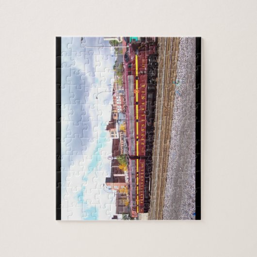 PRR E-8A (JTFS) 5809 en 5711 bij Altoonia Railfest Legpuzzel (Verticaal)