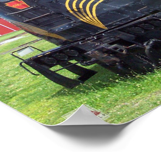 PRR GG1 4800 voorste uitzicht Poster (Hoek)