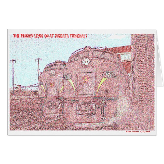 PRR leeft op Juniata Terminal Company (Voorkant Horizontaal)
