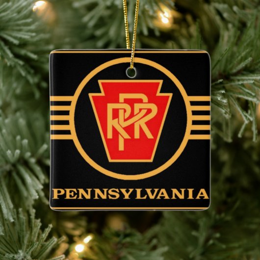PRR-Logo, keramische kerstversiering Keramisch Ornament (Boom)