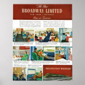 PRR New Broadway Limited Poster (Voorkant)