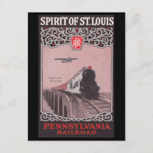 PRR Train Spirit of St. Louis Briefkaart