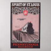 PRR Train Spirit of St. Louis Poster (Voorkant)