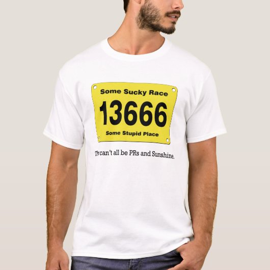 PR's en T-shirt met Sunshine Runner (Voorkant)
