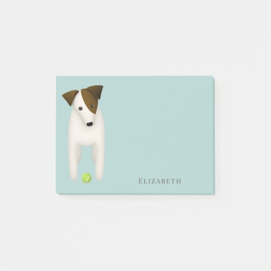 PRT JRT hond met schattig hoofd kantelen Post-it N Post-it® Notes (Voorkant)
