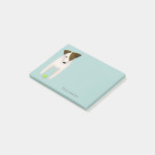 PRT JRT hond met schattig hoofd kantelen Post-it N Post-it® Notes (Schuin)