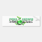 Pru Urvu Bumpersticker (Voorkant)
