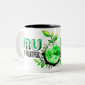 Pru Urvu Tweekleurige Koffiemok (Voorkant links)