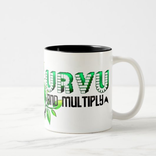 Pru Urvu Tweekleurige Koffiemok (Rechts)