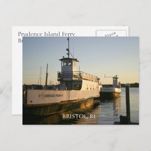 Prudence Island Ferry Briefkaart (Voorkant / Achterkant)