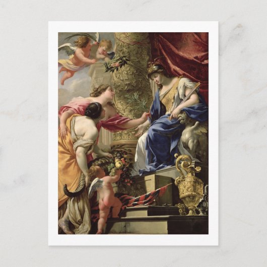 Prudence Leading Peace and Abundance, c.1645 (aard Briefkaart (Voorkant)