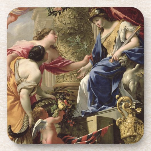 Prudence Leading Peace and Abundance, c.1645 (aard Onderzetter (Voorkant)