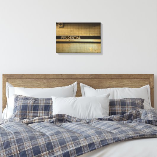 Prudential, Boston Canvas Print (Insitu (Slaapkamer))