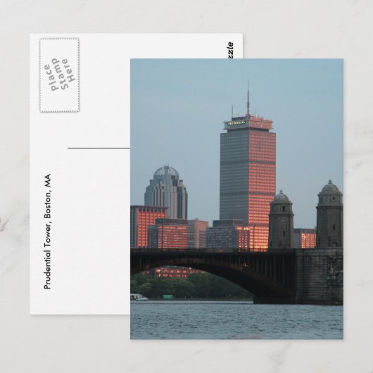Prudential Tower Briefkaart (Voorkant / Achterkant)