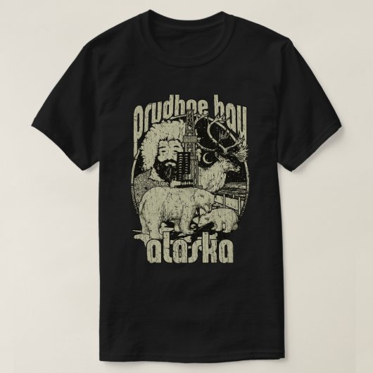 Prudhoe Bay Alaska 1826 TShirt (Design voorkant)