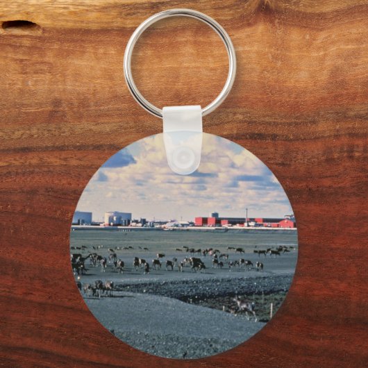 Prudhoe Bay, Alaska Sleutelhanger (Voorkant)