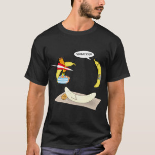 Prudish banaan, grappig zonnebaden strand vegan et t-shirt