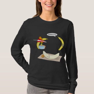 Prudish banaan, grappig zonnebaden strand vegan et t-shirt