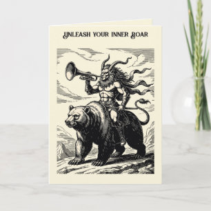 Pruflas Brul van de Wilde Boodschapper Kaart