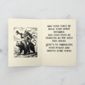 Pruflas Brul van de Wilde Boodschapper Kaart (Binnen)