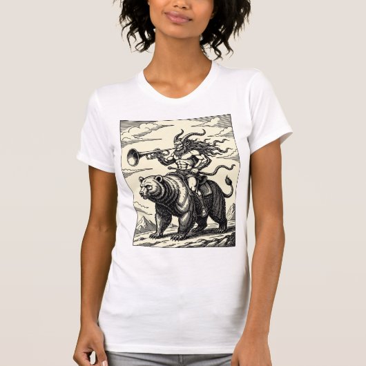 Pruflas Roep van het Onbeteugelde Rijk T-shirt (Voorkant)