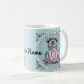 pruik koffiemok (Voorkant rechts)