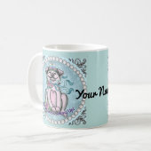 pruik koffiemok (Voorkant links)